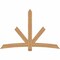 Ekena Millwork Alberta Smooth Timber Gable Bracket, Western Red Cedar, 84"W x 56"H x 1 1/2"D x 5 1/2"F, 16/12 Pitch GBW084X56X0206ALB00SWR - alternate 1